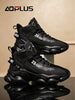 AoPlus Outdoor Walking Dedicated Casual Sneakers For Men, Scratch-Resistant Durable PU Upper Stable Grip Thickened Rubber Sole